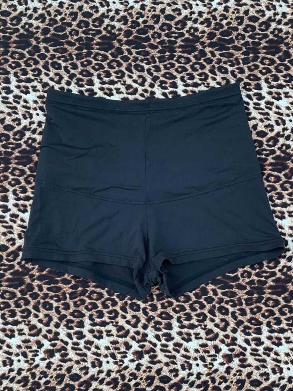 black compression shorts